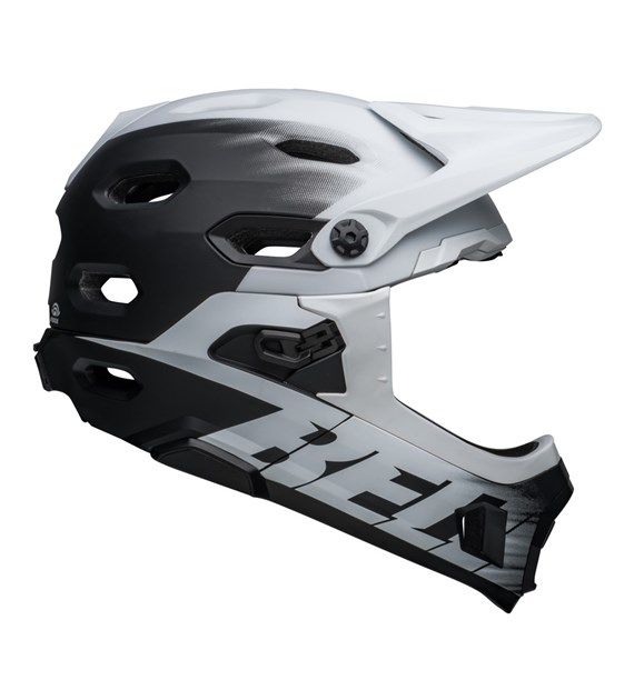 Kask full face BELL SUPER DH MIPS SPHERICAL matte black white roz. S (52–56 cm) (NEW)