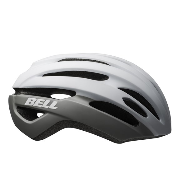 Kask gravel szosowy BELL AVENUE INTEGRATED MIPS matte gloss white gray roz. Uniwersalny S/M (50–57 cm) (NEW)