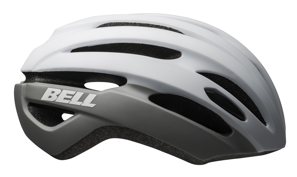 Kask gravel szosowy BELL AVENUE INTEGRATED MIPS matte gloss white gray roz. Uniwersalny M/L (53–60 cm) (NEW)