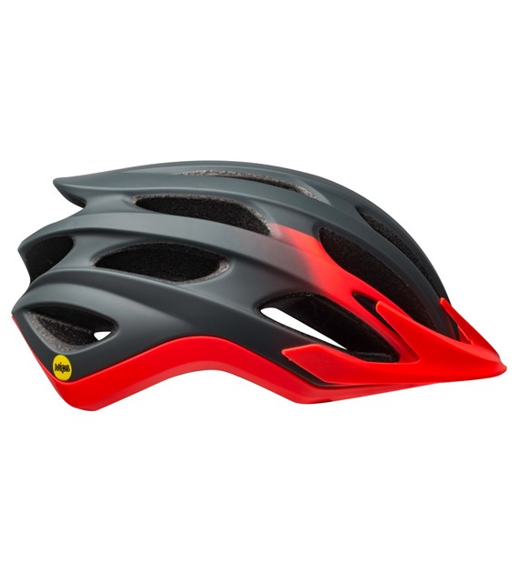 Kask mtb BELL DRIFTER INTEGRATED MIPS matte gloss gray infrared roz. L (58–62 cm)