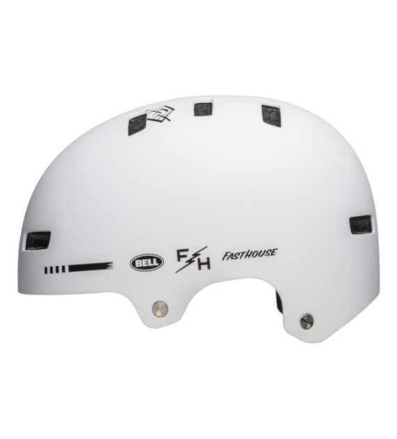 Kask bmx BELL LOCAL matte white fasthouse roz. S (51–55 cm) (NEW 2025)