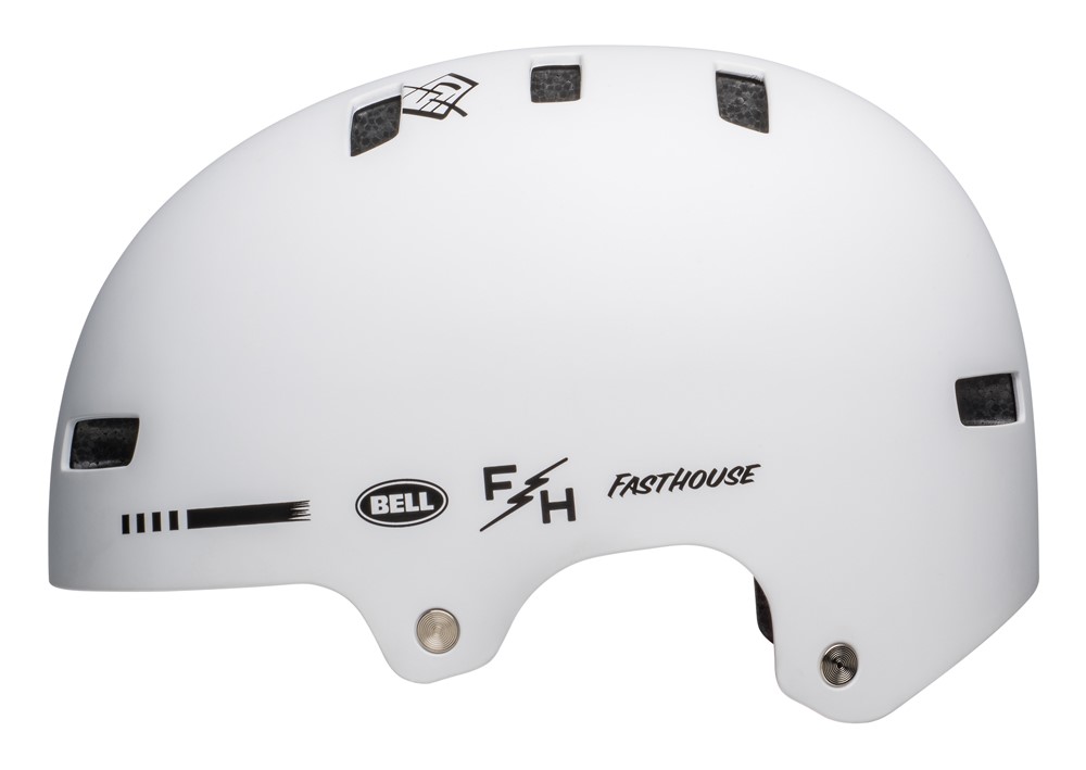 Kask bmx BELL LOCAL matte white fasthouse roz. M (55–59 cm) (NEW 2024)