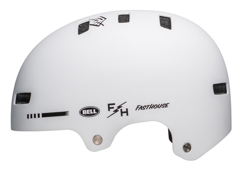 Kask bmx BELL LOCAL matte white fasthouse roz. L (59–61.5 cm) (NEW).