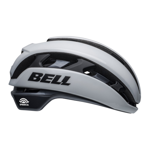 Kask gravel szosowy BELL XR SPHERICAL matte gloss white black