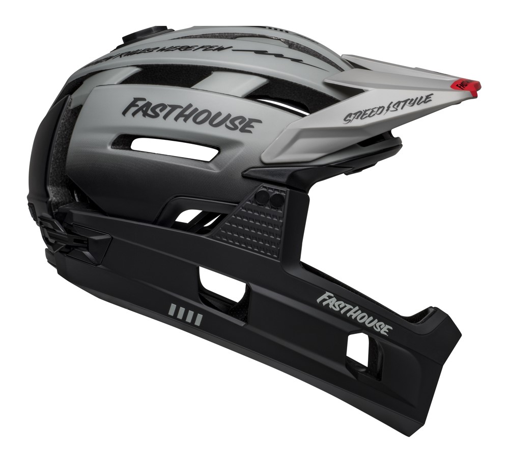 Kask full face BELL SUPER AIR R MIPS SPHERICAL matte gray black fasthouse roz. M (55-59 cm) (NEW)