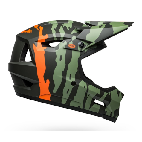 Kask full face BELL SANCTION 2 DLX MIPS ravine matte dark green orange