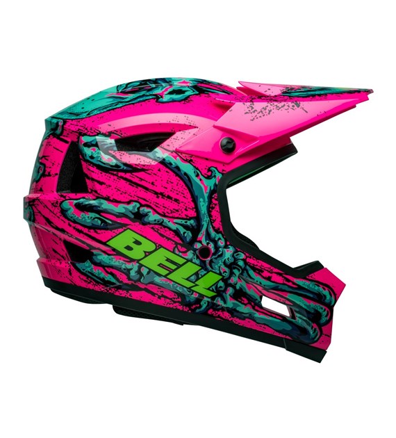 Kask full face BELL SANCTION 2 DLX MIPS bonehead gloss pink turquoise roz. XS/S (51–55 cm) (NEW 2024) (LIMITED EDITION)