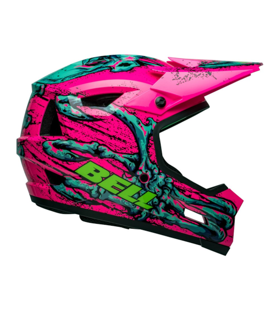 Kask full face BELL SANCTION 2 DLX MIPS bonehead gloss pink turquoise roz. XL (59-61 cm) (LIMITED EDITION) (NEW 2025)