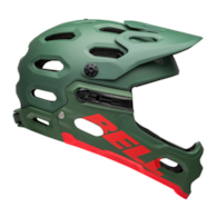 Kask full face BELL SUPER 3R MIPS matte dark green infrared roz. S (52–56 cm) (WYPRZEDAŻ -60%)