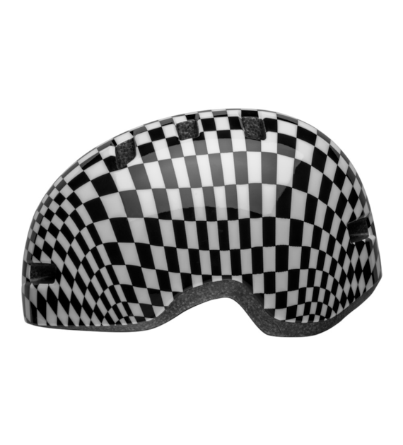 Kask dziecięcy BELL LIL RIPPER checker gloss black white roz. S (48–55 cm) (NEW 2026)