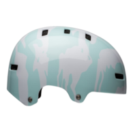 Kask juniorski BELL SPAN ravine gloss white blue roz. S (51–55 cm) (NEW 2025)
