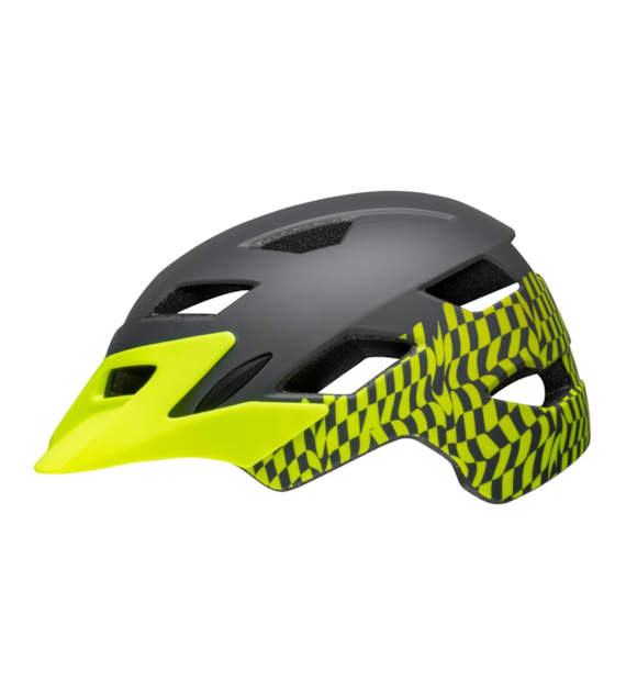 Kask dziecięcy BELL SIDETRACK wavy checks matte retina sear roz. Uniwersalny (47–54 cm) (NEW 2025)