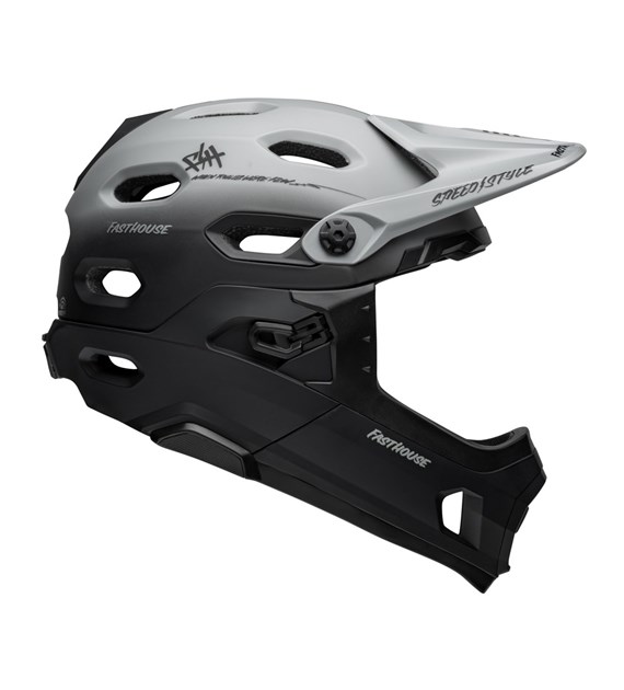 Kask full face BELL SUPER DH MIPS SPHERICAL fasthouse taco tuesday matte gray black roz. S (52–56 cm) (NEW 2024)