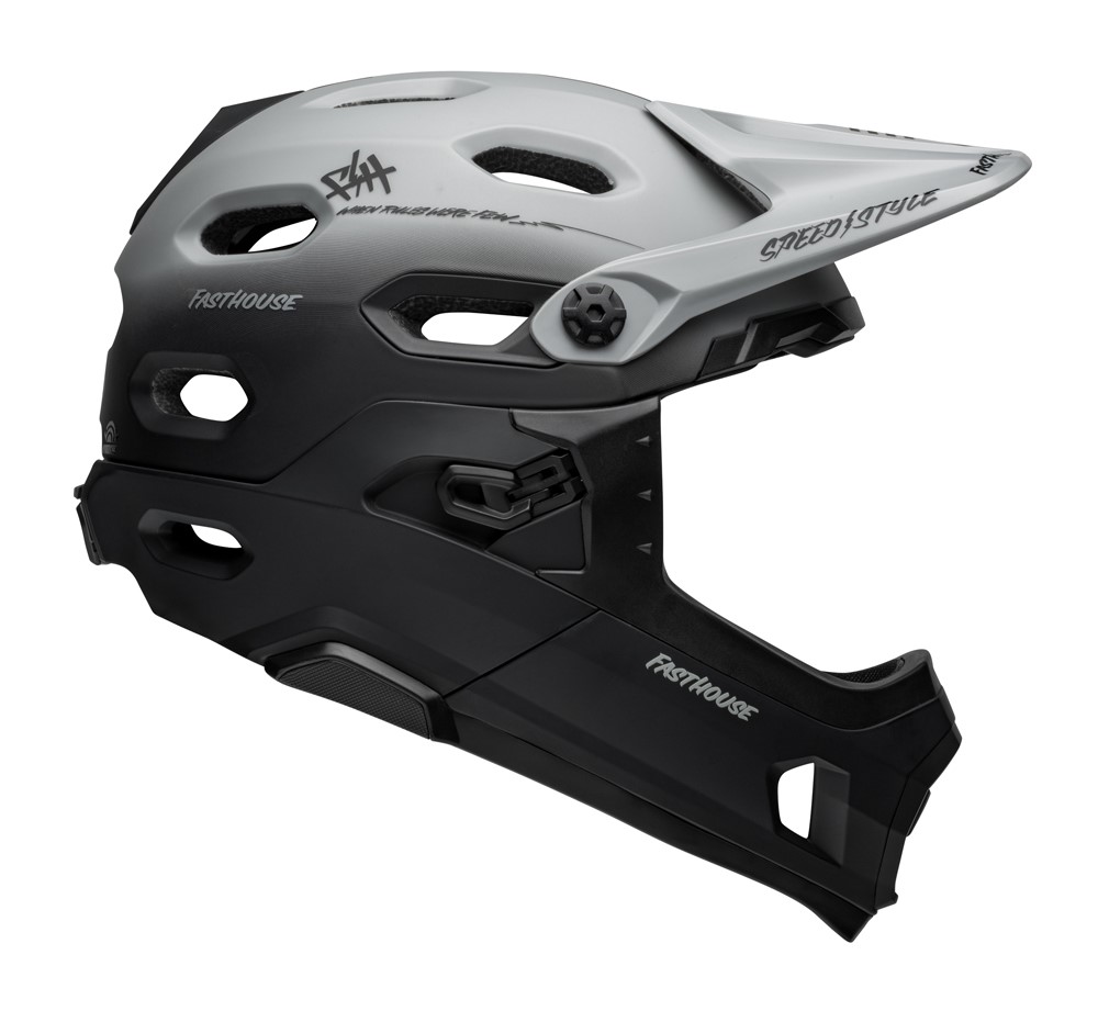 Kask full face BELL SUPER DH MIPS SPHERICAL fasthouse taco tuesday matte gray black roz. M (55-59 cm) (NEW)