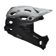 Kask full face BELL SUPER DH SPHERICAL fasthouse taco tuesday matte gray black roz. L (58–62 cm) (NEW 2025)