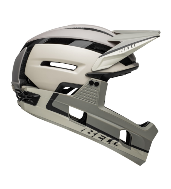 Kask full face BELL SUPER AIR R SPHERICAL matte cement gray roz. M (55-59 cm) (NEW 2025)