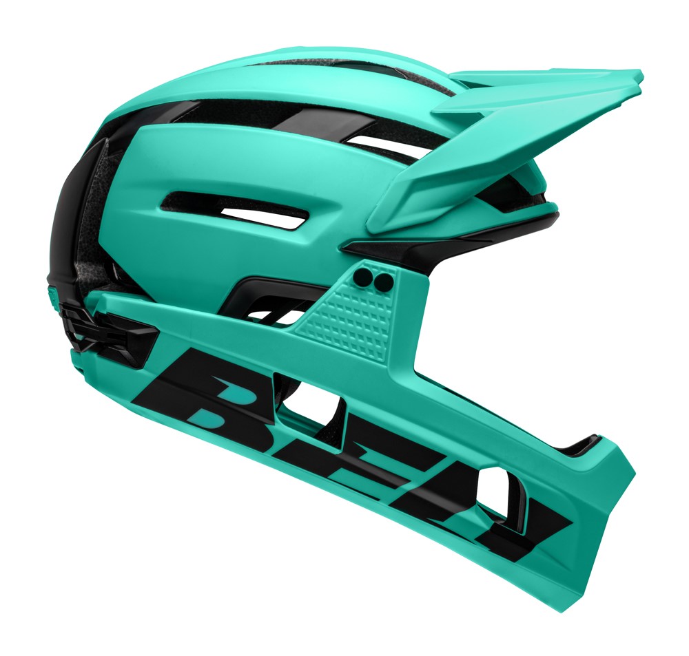 Kask full face BELL SUPER AIR R MIPS SPHERICAL matte turquosie black roz. S (52–56 cm) (NEW).