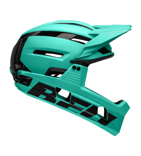 Kask full face BELL SUPER AIR R SPHERICAL matte turquosie black roz. M (55-59 cm) (WYPRZEDAŻ -50%)
