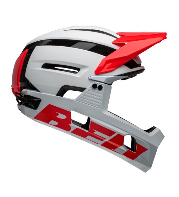 Kask full face BELL SUPER AIR R MIPS SPHERICAL matte gloss white infrared roz. S (52–56 cm) (NEW)