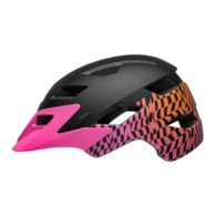 Kask dziecięcy BELL SIDETRACK wavy checks matte pink roz. Uniwersalny (47–54 cm) (NEW 2025)