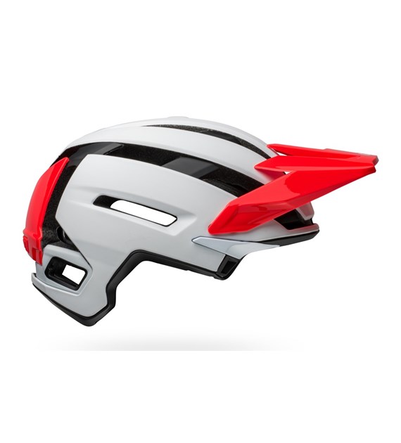 Kask mtb BELL SUPER AIR SPHERICAL matte gloss white infrared roz. M (55-59 cm) (NEW 2025)