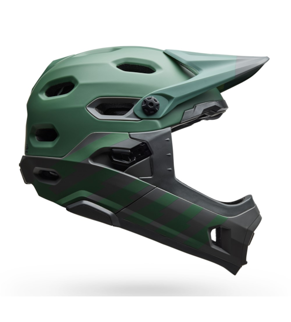 Kask full face BELL SUPER DH SPHERICAL matte green roz. L (58-62 cm) (NEW 2025)