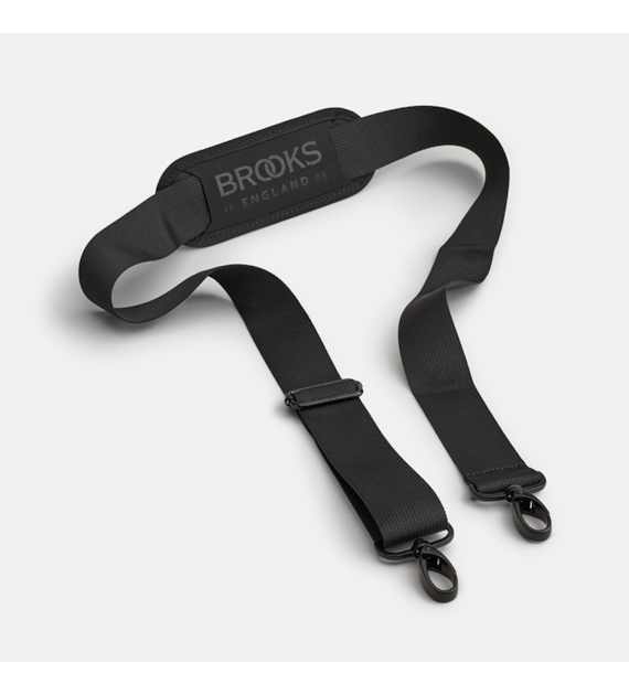 Pasek na ramię BROOKS SHOULDER STRAP, Black, Do użytku z torbami Scape (NEW)