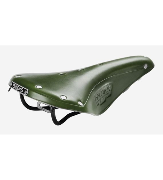 Siodełko BROOKS B17 RACING GREEN LIMITED EDITION, Steel Rail, Waga 520g, Linia Leather (NEW)