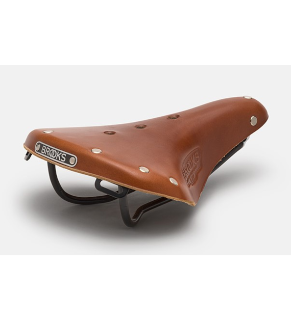 Siodełko BROOKS B17 SHORT, Honey, Steel Rail, Waga 460g, Linia Leather (NEW)