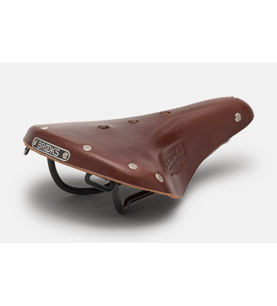 Siodełko BROOKS B17 SHORT, Brown, Steel Rail, Waga 460g, Linia Leather (NEW)