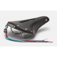 Siodełko BROOKS B17 CARVED SHORT, Black, Steel Rail, Waga 460g, Linia Leather (NEW)