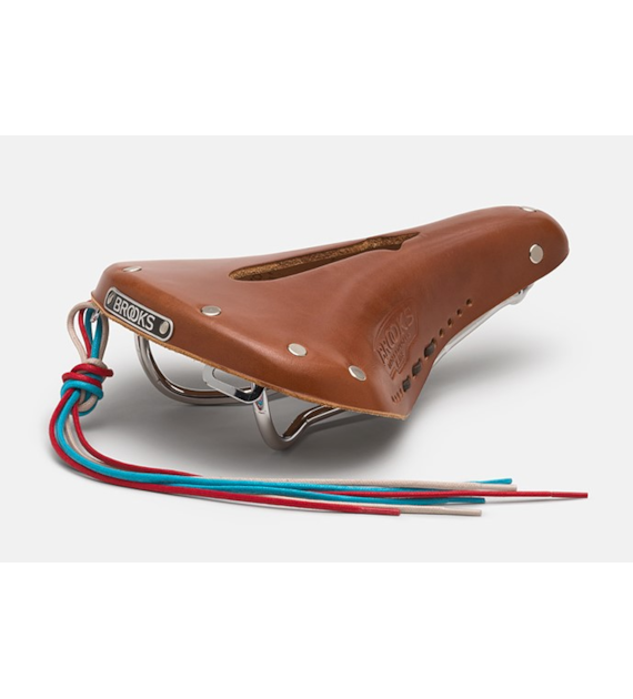 Siodełko BROOKS B17 CARVED SHORT, Honey, Steel Rail, Waga 460g, Linia Leather (NEW)