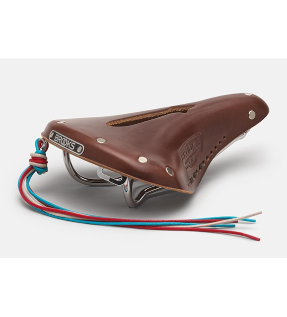 Siodełko BROOKS B17 CARVED SHORT, Brown, Steel Rail, Waga 460g, Linia Leather (NEW)