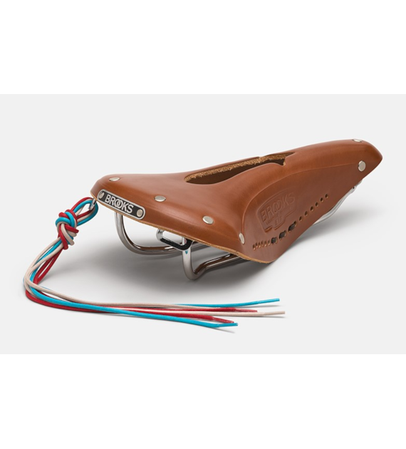 Siodełko BROOKS B17 CARVED, Honey, Steel Rail, Waga 520g, Linia Leather (NEW)