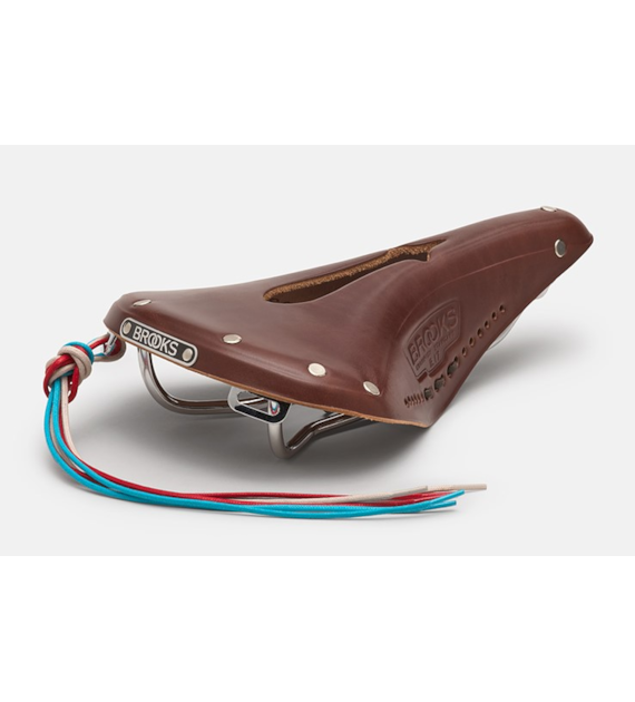 Siodełko BROOKS B17 NARROW CARVED, Brown, Steel Rail, Waga 510g, Linia Leather (NEW)