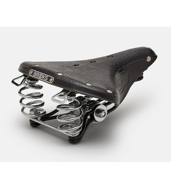 Siodełko BROOKS B66 SHORT, Black, Steel Rail, Waga 1020g, Linia Leather (NEW)