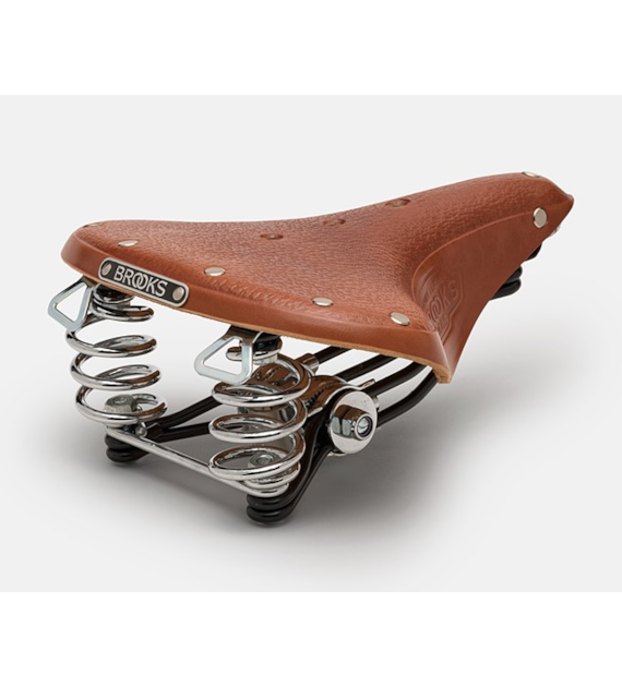 Siodełko BROOKS B66 SHORT, Honey, Steel Rail, Waga 1020g, Linia Leather (NEW)