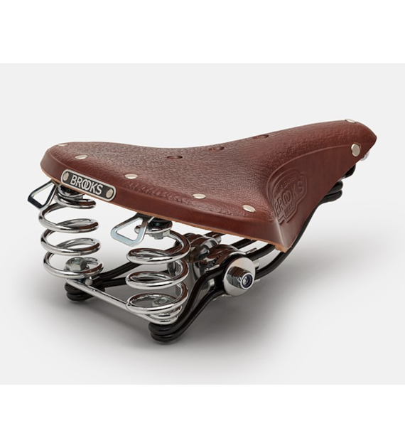 Siodełko BROOKS B66 SHORT, Brown, Steel Rail, Waga 1020g, Linia Leather (NEW)