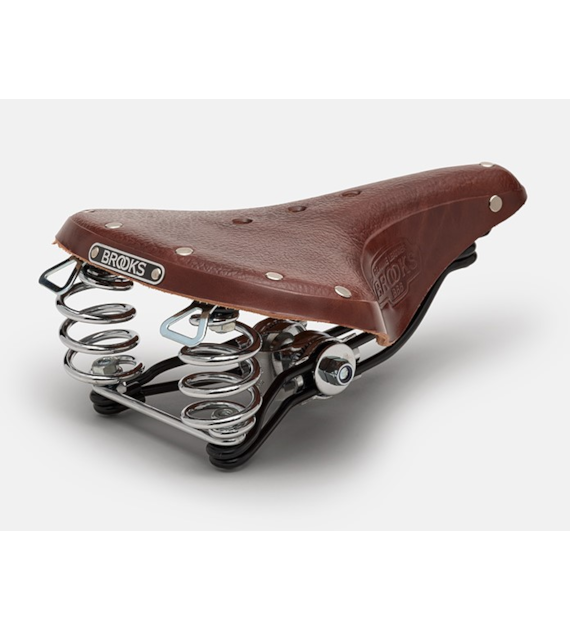 Siodełko BROOKS B66, Brown, Steel Rail, Waga 1050g, Linia Leather (NEW)