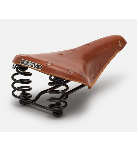 Siodełko BROOKS FLYER SPECIAL, Honey, Steel Rail, Waga 890g, Linia Leather (NEW)