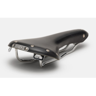 Siodełko BROOKS SWALLOW B15, Black, Steel Rail, Waga 490g, Linia Leather (NEW)