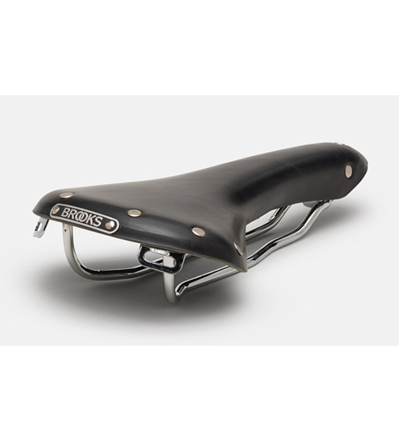 Siodełko BROOKS SWALLOW B15, Black, Steel Rail, Waga 490g, Linia Leather (NEW)