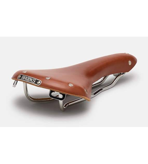 Siodełko BROOKS SWALLOW B15, Honey, Steel Rail, Waga 490g, Linia Leather (NEW)