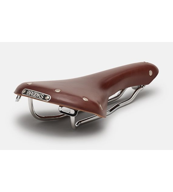 Siodełko BROOKS SWALLOW B15, Brown, Steel Rail, Waga 490g, Linia Leather (NEW)
