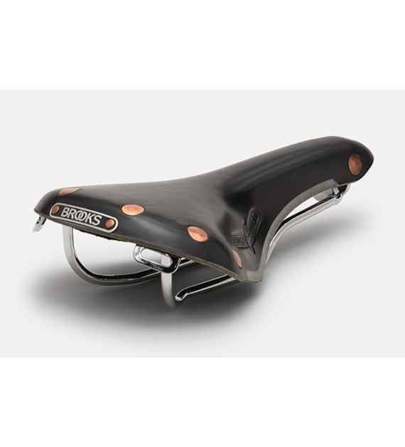 Siodełko BROOKS SWIFT, Black, Steel Rail, Waga 510g, Linia Leather (NEW)