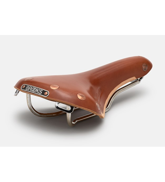Siodełko BROOKS SWIFT, Honey, Steel Rail, Waga 510g, Linia Leather (NEW)