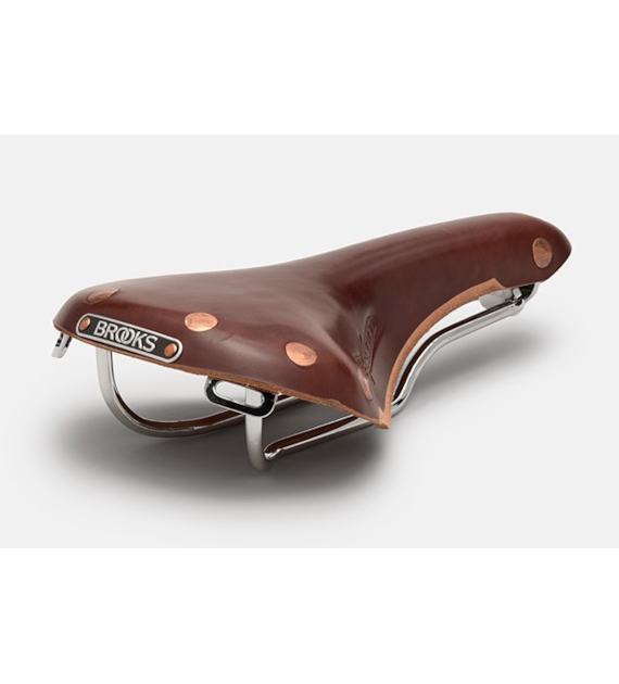 Siodełko BROOKS SWIFT, Brown, Steel Rail, Waga 510g, Linia Leather (NEW)