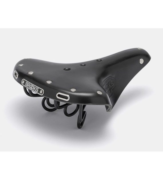 Siodełko BROOKS B72, Black, Steel Rail, Waga 720g, Linia Leather (NEW)