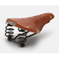 Siodełko BROOKS FLYER SHORT, Honey, Steel Rail, Waga 800g, Linia Leather (NEW)