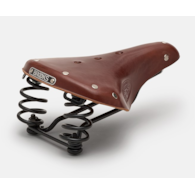 Siodełko BROOKS FLYER SHORT, Brown, Steel Rail, Waga 800g, Linia Leather (NEW)